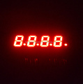 Low Priced 1 Inch 4 Digit Indoor Assembled LED Display - Red Tube Blue 7 Segment1