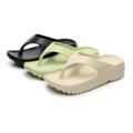 Custom Designer EVA Beach Flip Flop for Women - White Pedicure Beach Flip Flops1