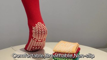 High Quality Wholesale Grip Foam Glue Slipper Socks Anti Slip Medical Hospital Socks1