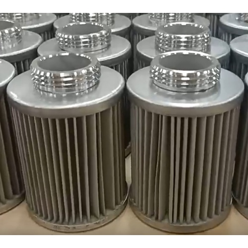 Corrugated filter element stainless steel filter