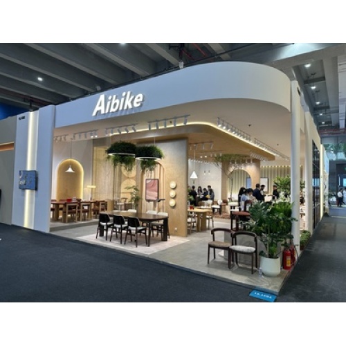AIBIKE Showcases Wooden Furniture Collection at Guangzhou CIFF
