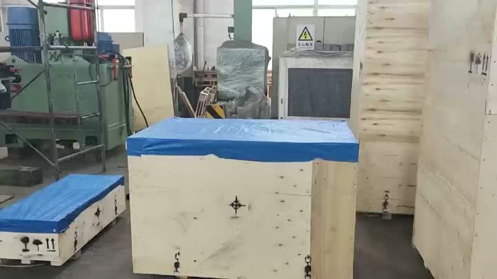 CNC는 목재 상자에 선적 된 완전히 유압식 단조 해머