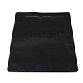Custom logo  printed 3 side seal black laminated eco friendly plastic tshirt packaging ziplock  bags1
