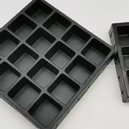 thermoformed plastic tray