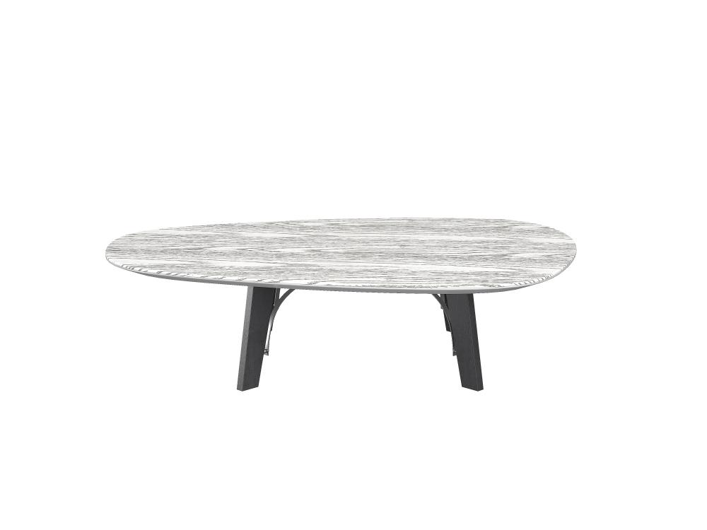 Sleek Dual Marble Tables