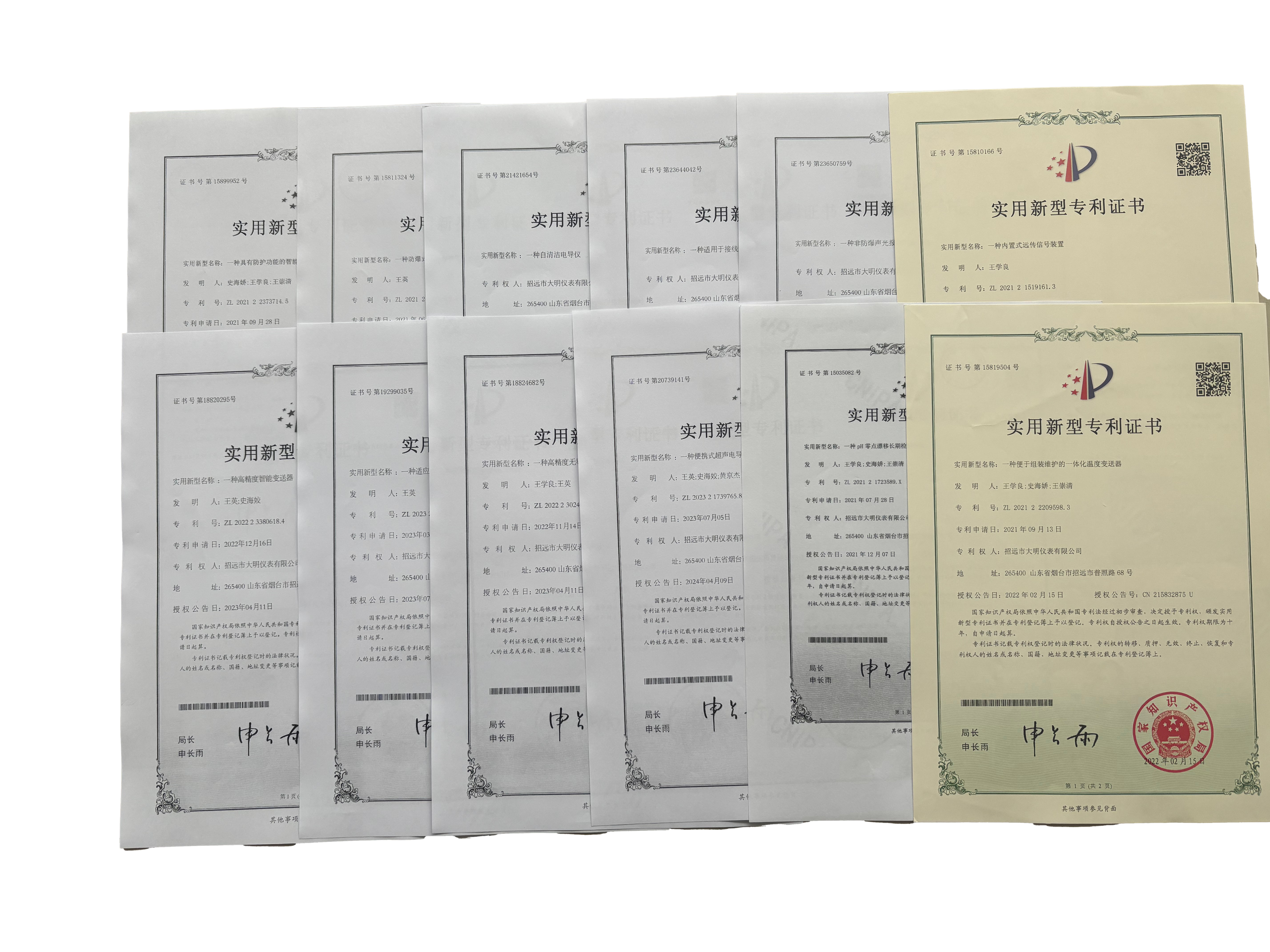 Patent Certificate 4