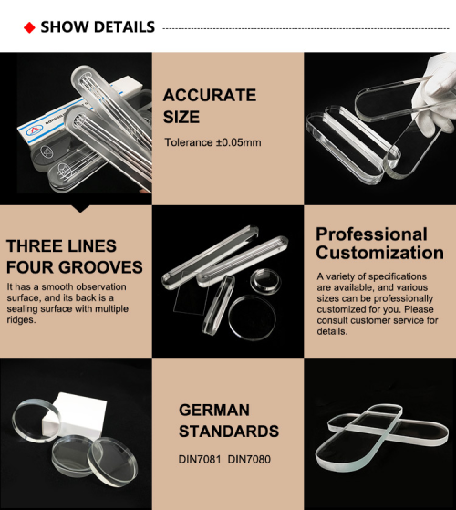 Round Sight Glass Level Gauge Glass Glass Tube and Glass Plate
