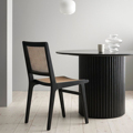 Mobiliário Comercial Clássico Cafe de madeira e corda Cadeira de jantar de cozinha artesanal de cozinha e mesas1