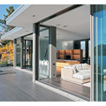 Aluminium Frame Bi-Fold Sliding Glass Doors for Exterior Sale - Superhouse1