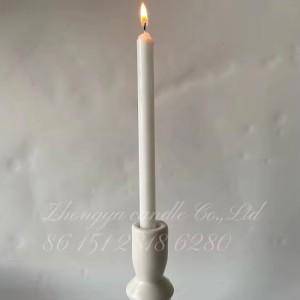 paraffin wax white stick candle