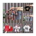 Custom Logo Two Piece Short Sets for Boys and Girls - Wholesale Kids' Clothing1