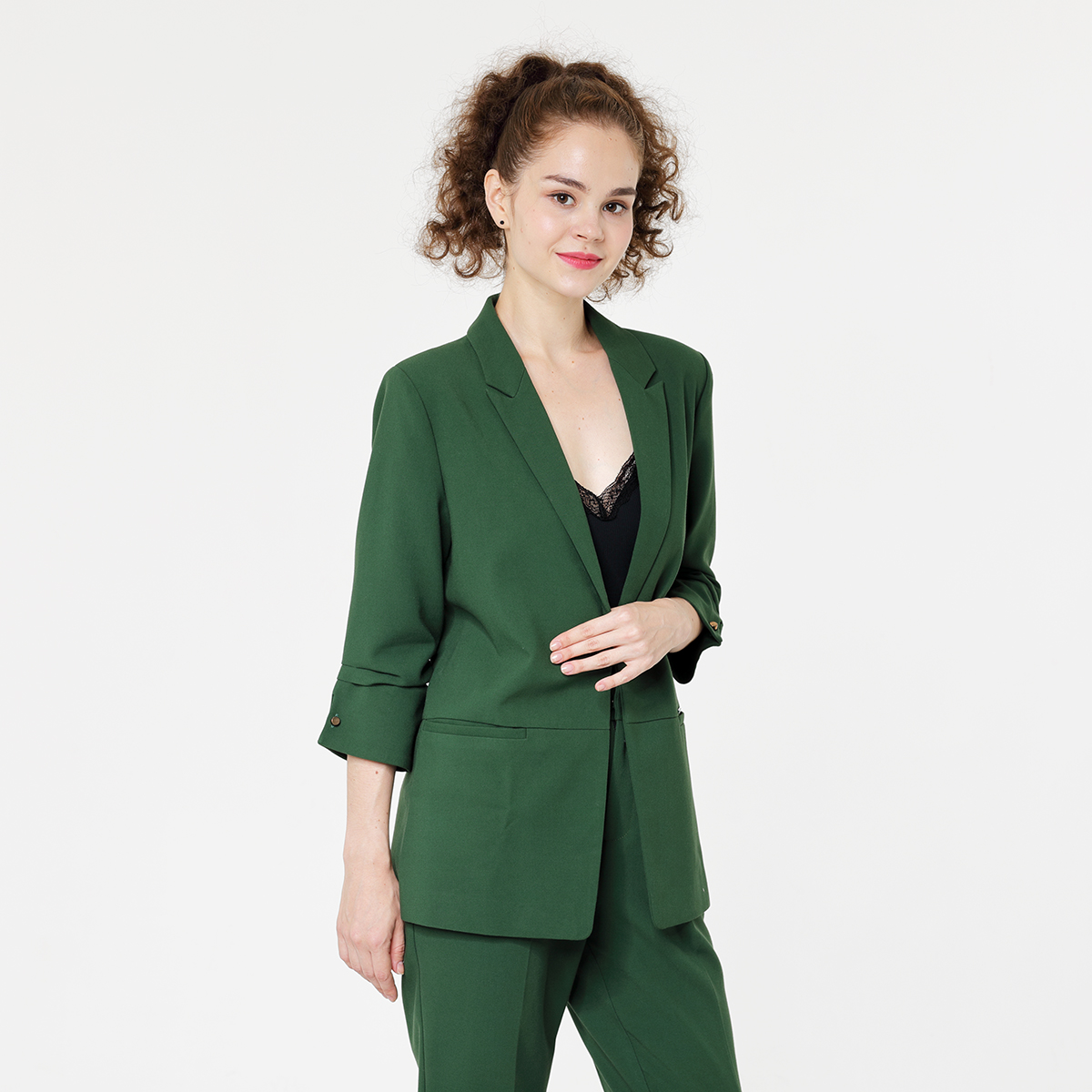 Dark Green Women's blazer Dark Green Women's blazer