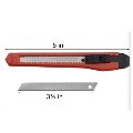 Sliding Retractable Utility Knife with Comfort Grip Plastic Handle1