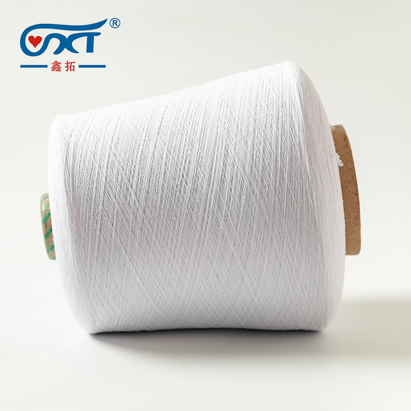 Dope dyed polyester dy polyest cotton blended yarn