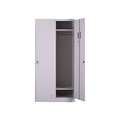 Modern 2-Door Metal Gym Cabinet - Optional Colors for Office Storage1