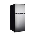 12 Cu. Ft. Stainless Steel Double Door Top Freezer Office Refrigerator DDT-328WWU1