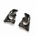 Black Fog Lamp Frame and Cover Kit for Toyota Highlander 20181