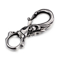 Custom 316L Stainless Steel Punk Skull Charm Key Chain Pendant - KALEN1