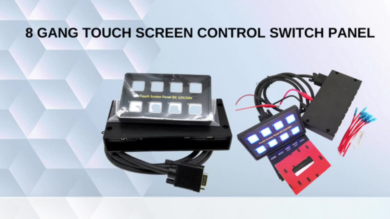 Toyta push switch panel for Hulix, RV4, vigo1