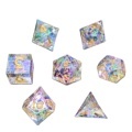 Rare Plated D&D Polyhedral Dice Set for Tabletop Role-Playing Games1