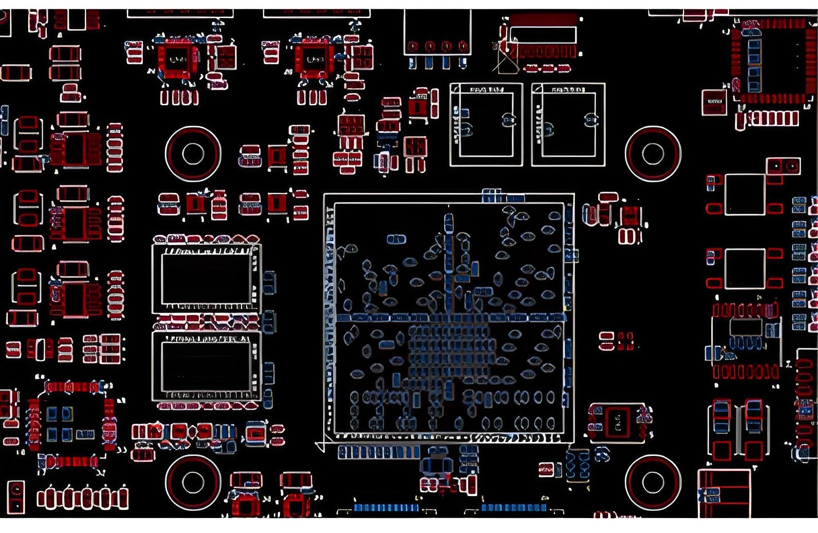 Diseño de PCBPCBA de comunicación de 8 capas