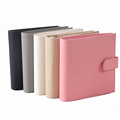 2023 Hot New 6-Ring Pocket Budget Binder with Zipper Envelopes - PU Leather Planner1
