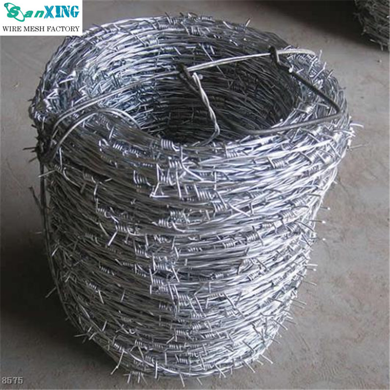 2022 // Sanxing // China Wholesale ราคาถูกใช้ Barb Wire สำหรับขาย // ลวดหนามที่มีหนาม/ลวดหนาม