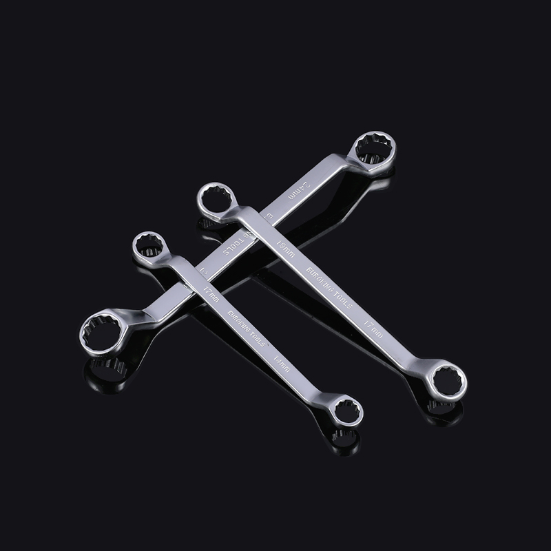 Cr V Double Ring Offset Ring Wrench Set