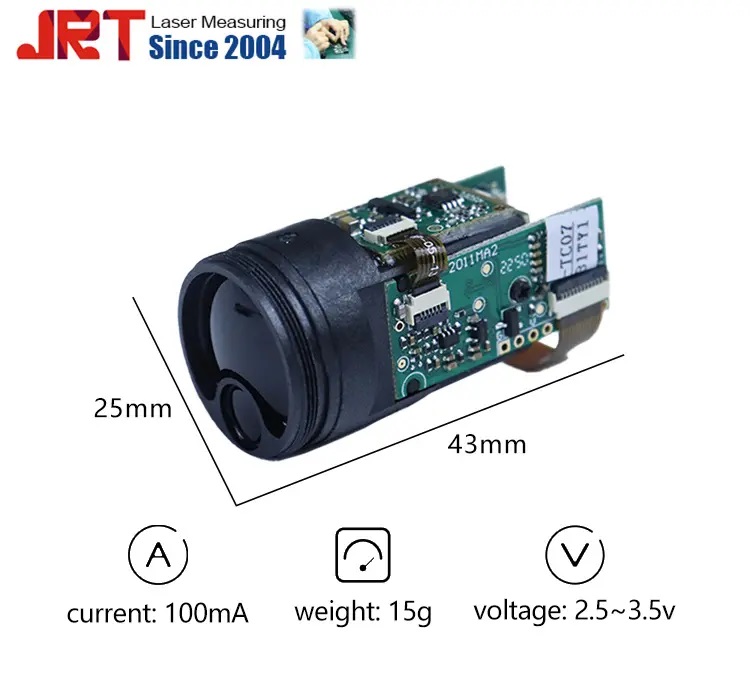 Hoe de JRT 1500m Rangefinder -module testen?