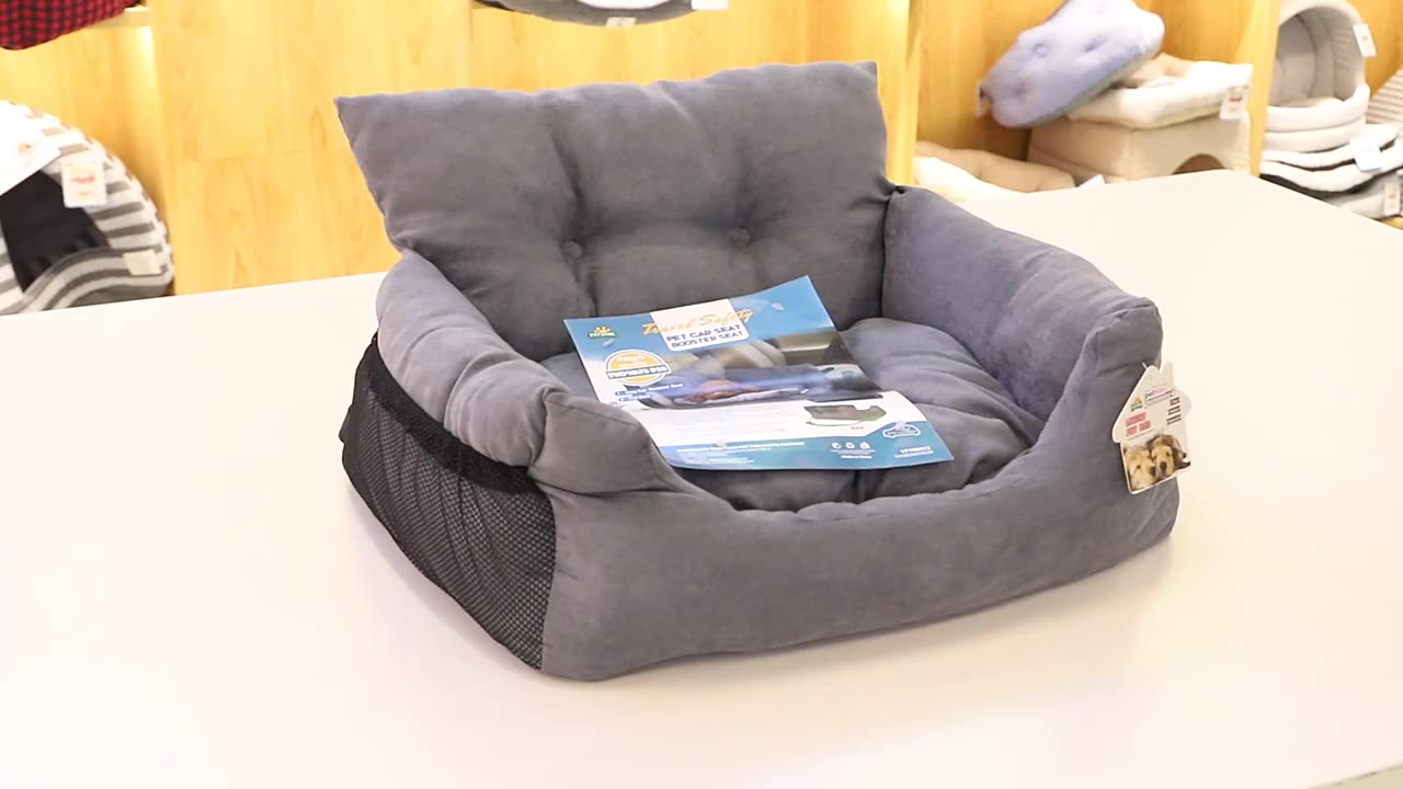สองวิธีใช้ความปลอดภัยสำหรับการเดินทางสัตว์เลี้ยงสุนัข booster bed1