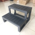 Wood Plastic Anti-Slip Spa Step for Hot Tubs1
