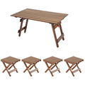 Outdoor Folding Table and Chair Set for Picnics and Camping1