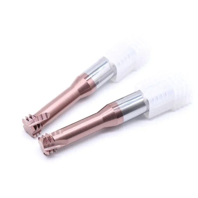 Cnc Carbide Thread Milling Cutter For Steel Aluminum Trapezoidal Cutting 1 Teeth Full Tooth 1