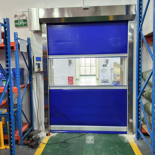 Hongfa intelligent workshop fast door: standard double door interlocking AB buffer door
