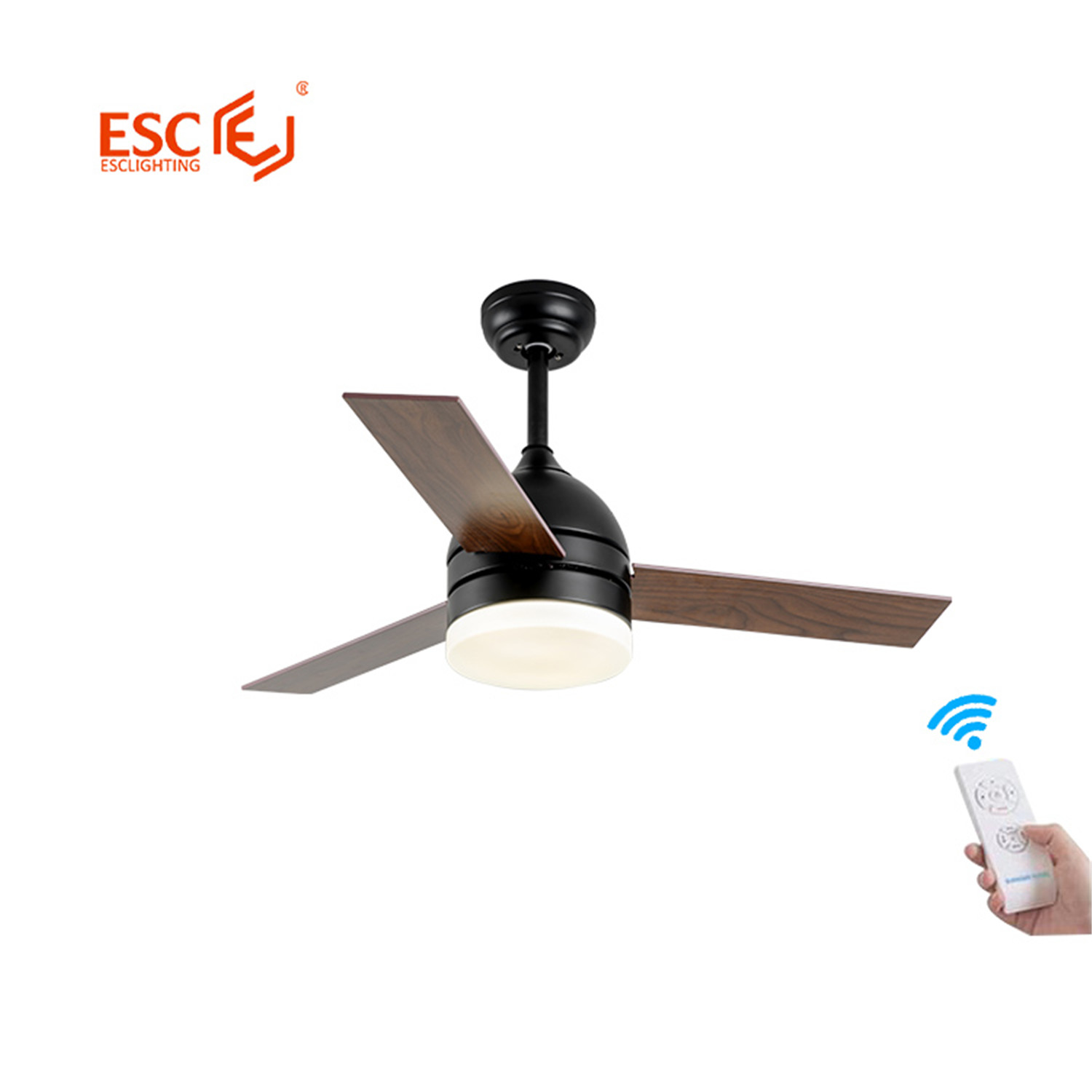 Smart ceiling fan with remote
