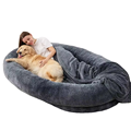 Giant Orthopedic Washable Dog Bed for Adults - Pet Size for Humans1