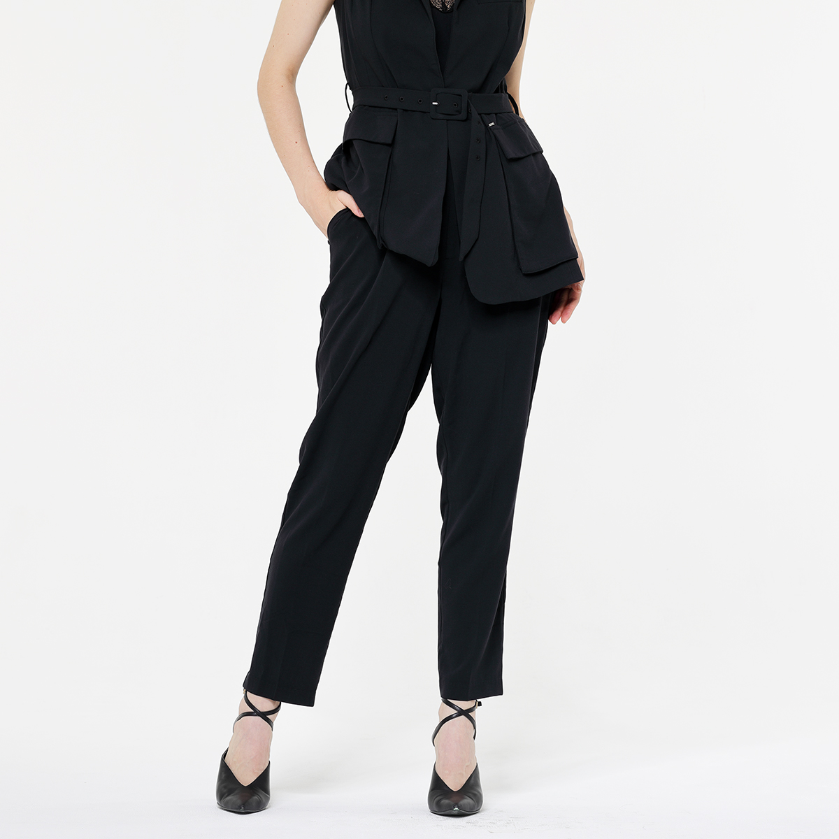 Black High Waist Womens Pants Black High Waist Womens Pants