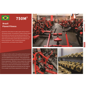 Planet Fitness, een 750 m² sportschool in Brazilië - met behulp van Ganas high -end producten PA -serie