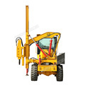 Hydraulic Road Fence Post Pile Driver for 2m Poles - Guardrail Pile Driver Machine1