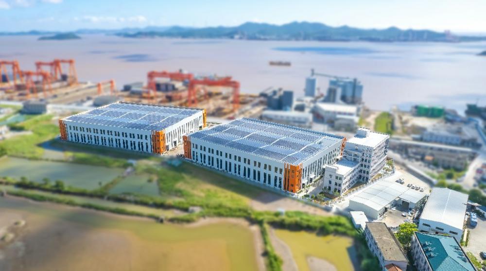 Top View Of The Two New Factory Workshop