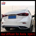 Black Rear Lip Bumper Diffuser for Mazda 3 Axela Style C1