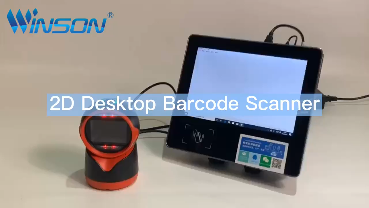 Scanner de código de barras do Winson Desktop