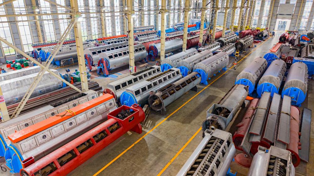 The New Factory Workshop Lots Of Dryers Delivery