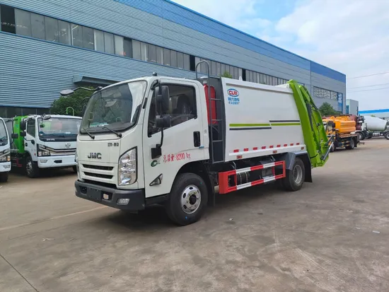 Dimeterai &amp; Kalis Bocor Jmc 4X2 7cbm Trak Pemadat Tolak Tekanan Tinggi1