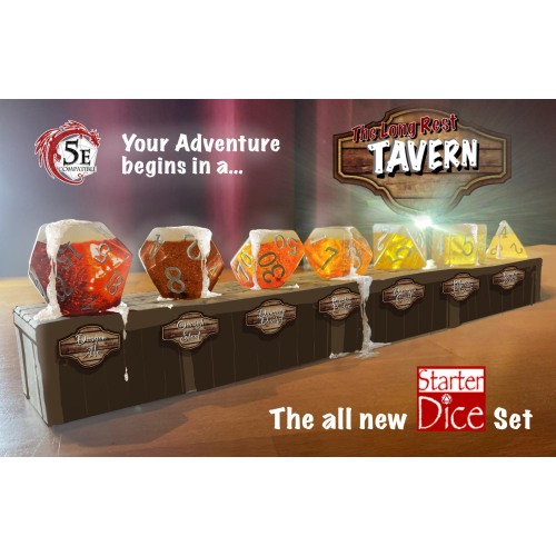 Start your next/ new TTRPG campaign with these great dice sets (DND5e compatible). Or just love them.