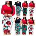 Ρούχα Γυναίκες casual lady κομψά φορέματα Γυναίκες floral dress1