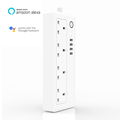 Tuya WiFi Smart Remote Control Wireless UK Power Strip with Individual Switches, Works with Alexa and Google Home1