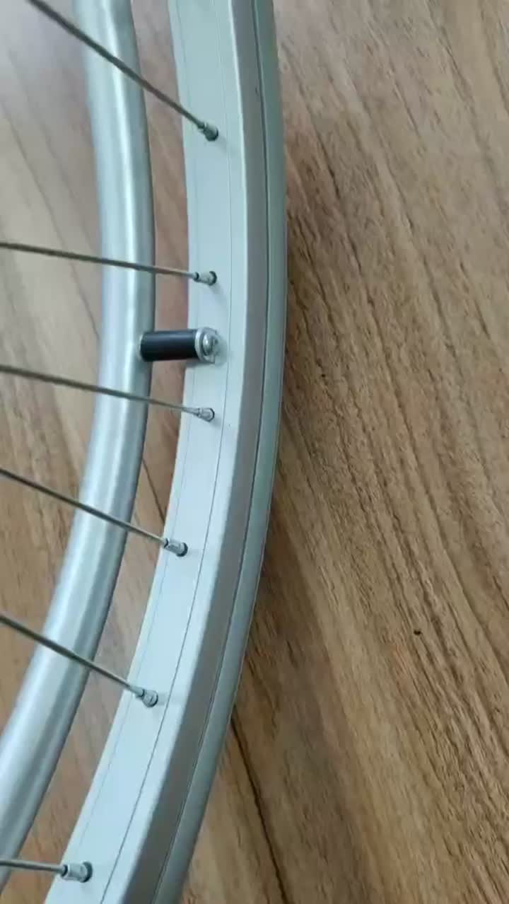 Borda de alumínio de camada única durável para cadeira de rodas diária