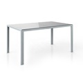 Aluminum Frame Dining and Study Glass Tables for Indoor and Outdoor Use1