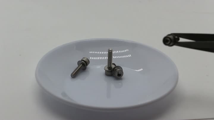 SUS410 M3.0 cylindrical head hexagon socket heavy duty fixing screws